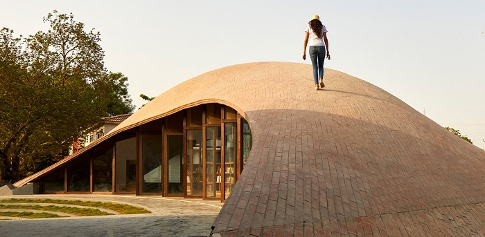 Biblioteca Maya Somaiya en Kopargaon, India